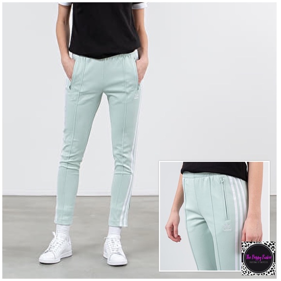 adidas | Pants \u0026 Jumpsuits | Adidas Superstar Track Pants Vapor Green Nwt |  Poshmark